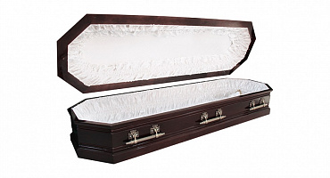 Гроб полированный "Пегас" восьмигранный